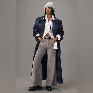 Anthropologie Pilcro The Adi Mid Rise Relaxed Flare Corduroy Pants